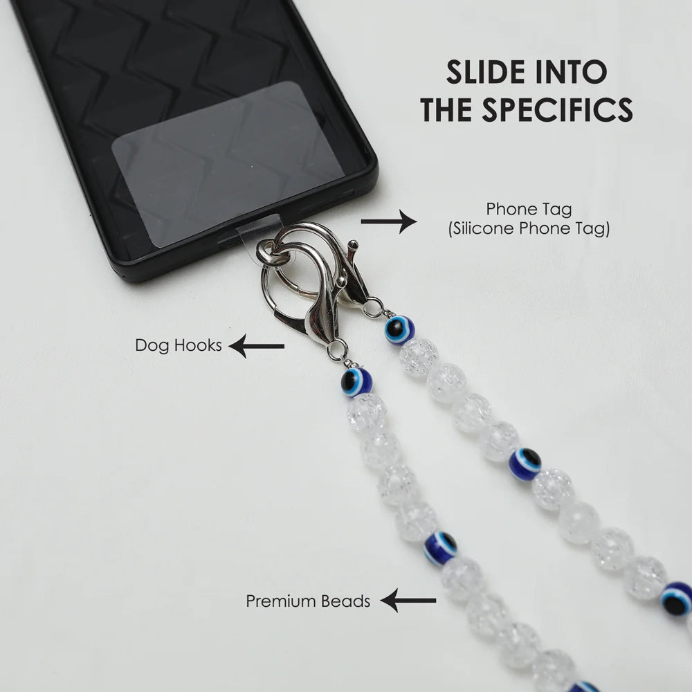 Evil Eye Beads - Cross Body Phone Slings