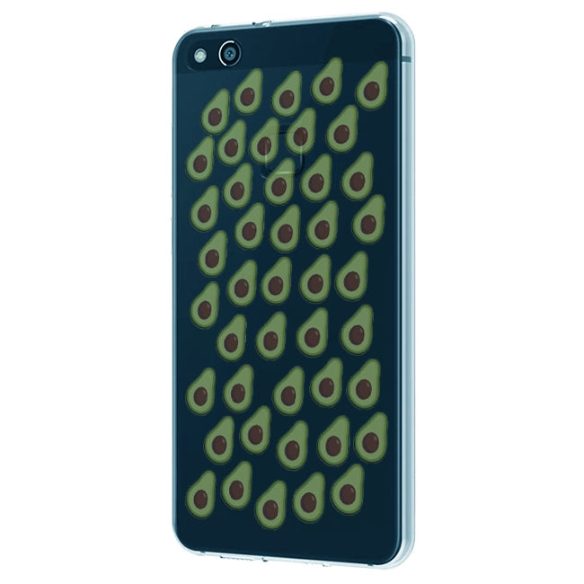 Avocado - Clear Printed Silicon Case For Oppo Models infographic
