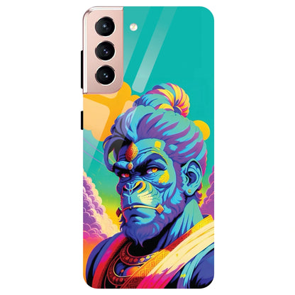 Lord Hanuman - Glass Case For Samsung Models