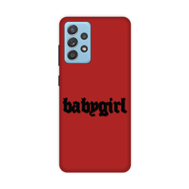 Babygirl 4d acrylic case for samsung models