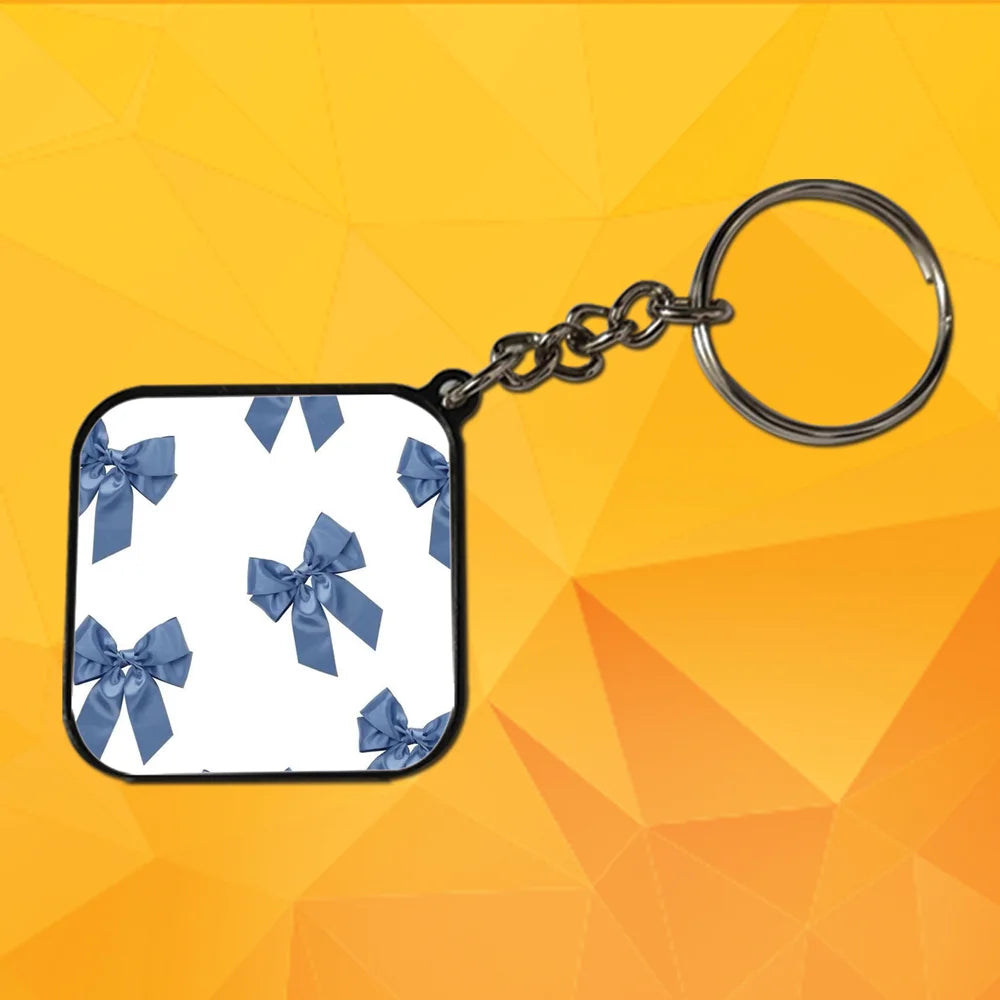 Bow - A Combo Of 4 Black Border Keychains