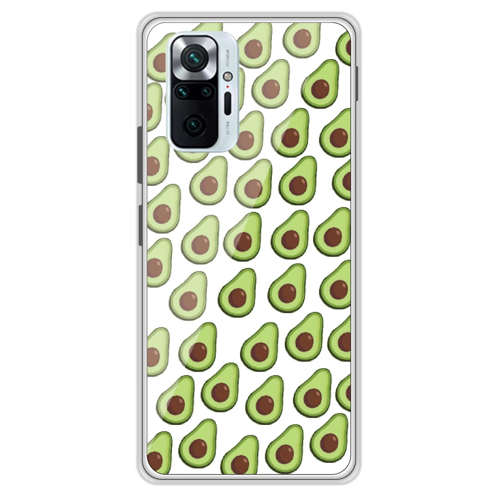 Avocado - Clear Printed Case For Redmi Models