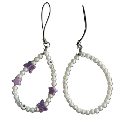 Purple Pearls - A Combo Of 2 Phone Charms