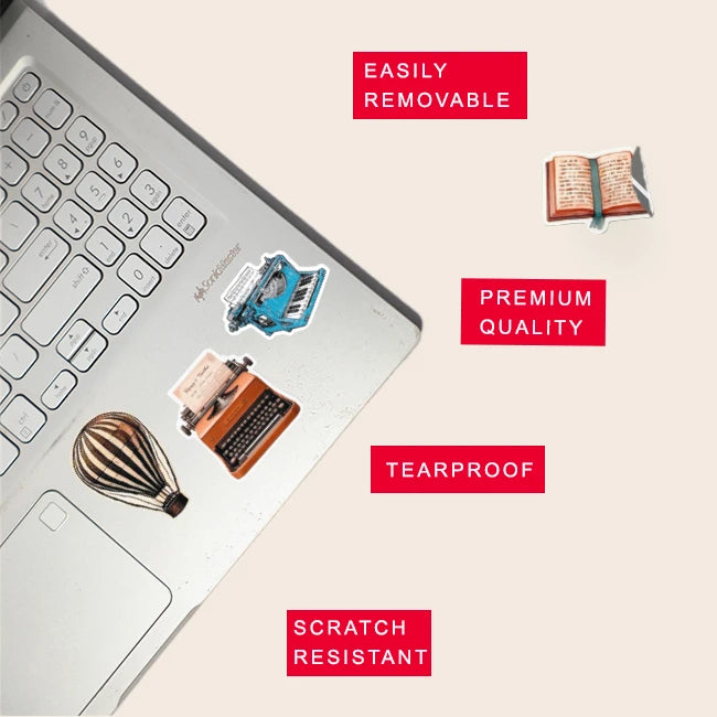 Vintage Travel Stickers Pack – 42+ Retro Aesthetic Stickers Infographic