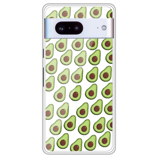 Avocado - Clear Printed Case For Google Models