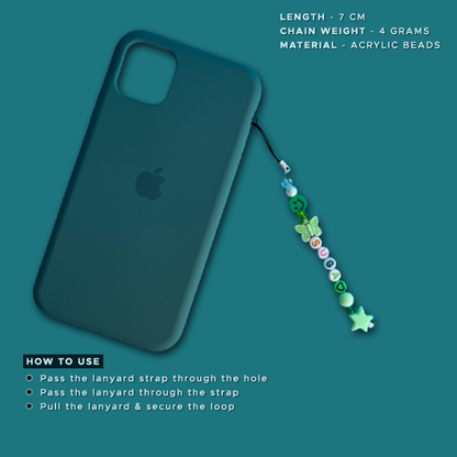 Green - Mini Phone Charm