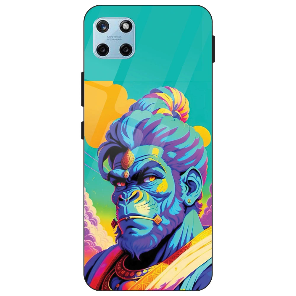 Hanuman - Glass Case For Realme Models 