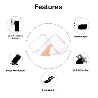 Black Sneakers - Clear Printed Silicone Case For IQOO Infographic