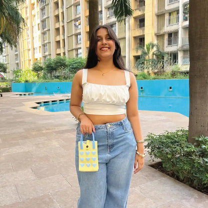 Jute Crossbody Sling Bag for Women Infographic