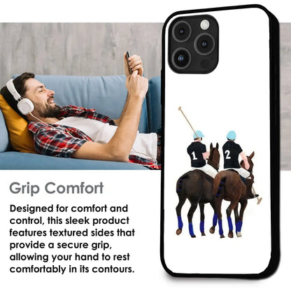 Polo Riders - Glossy Metal Silicone Case For Apple iPhone Infographic