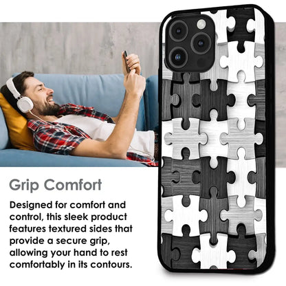 Maze - Glossy Metal Silicone Case For Apple iPhone Infographic