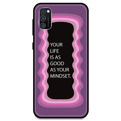 'Your Life Is As Good As Your Mindset' - Pink Armor Case For Samsung Models Samsung M30s