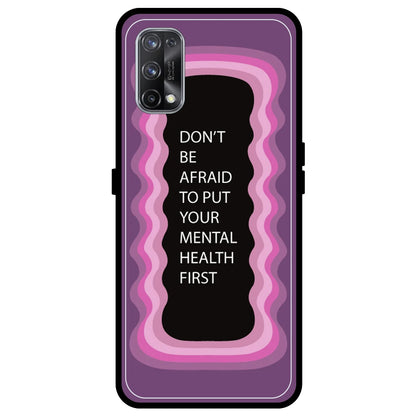 'Don't be Afraid To Put Your Mental Health First' - Pink Armor Case For Realme Models Realme X7