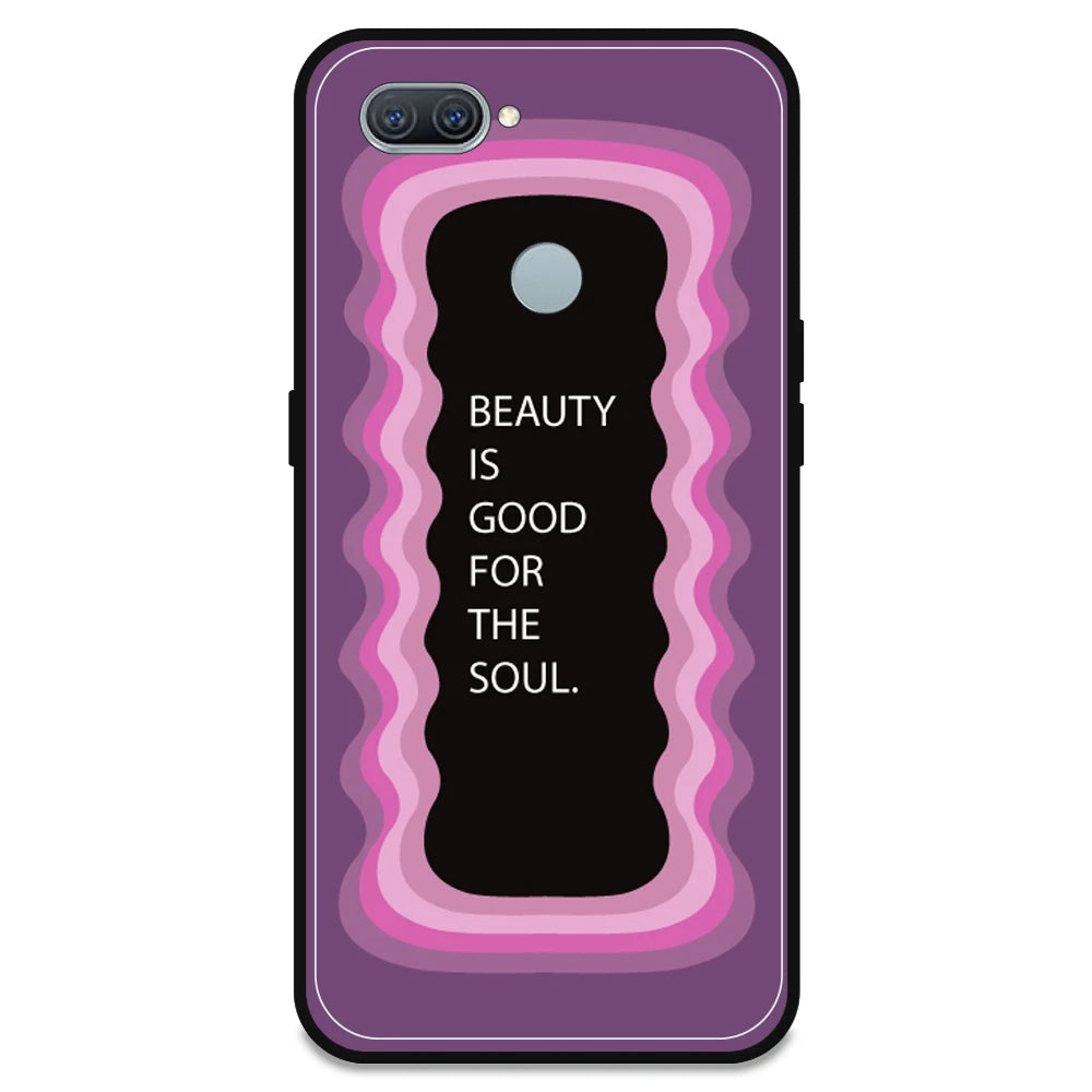 'Beauty Is Good For The Soul' - Pink Armor Case For Oppo Models Oppo A11K