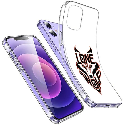 Lone Wolf Power Art - Printed Silicone Case For Apple iPhone Infographic