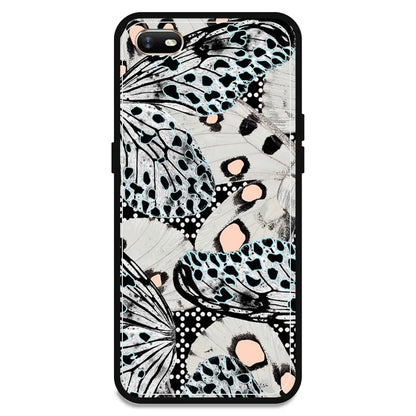 White Butterflies - Armor Case For Oppo Models Oppo A1K