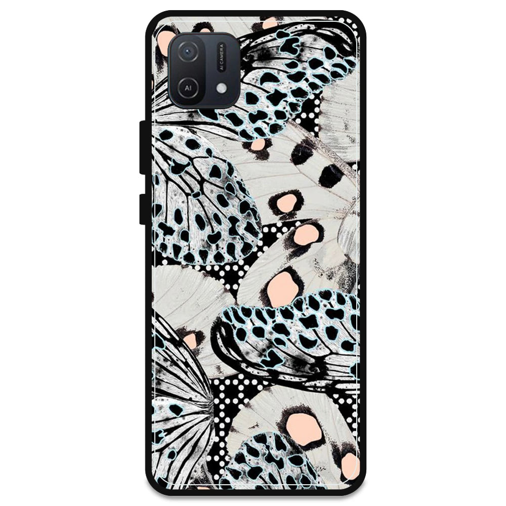 White Butterflies - Armor Case For Oppo Models Oppo A16K