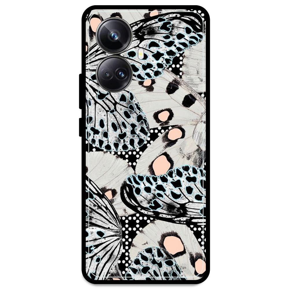 White Butterflies - Armor Case For Realme Models Realme 10 Pro Plus