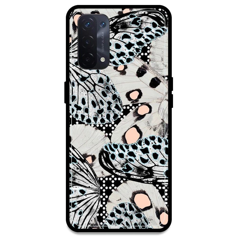 White Butterflies - Armor Case For Oppo Models Oppo A54