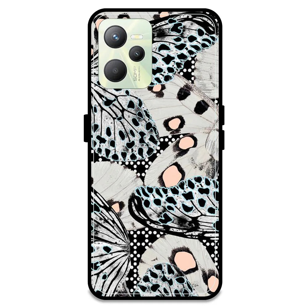 White Butterflies - Armor Case For Realme Models Realme C35