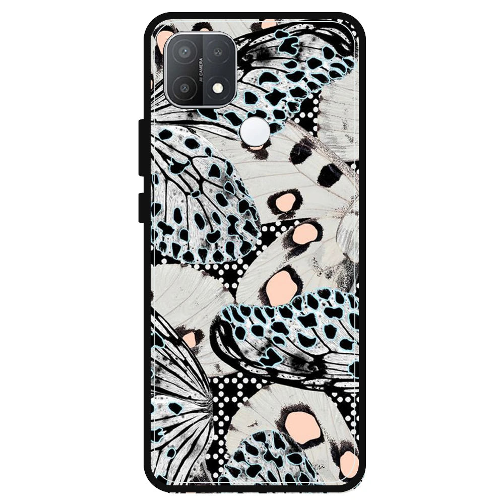 White Butterflies - Armor Case For Oppo Models Oppo A15s