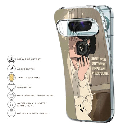 Photographer - Printed Silicone Case For Google Pixel Infographic