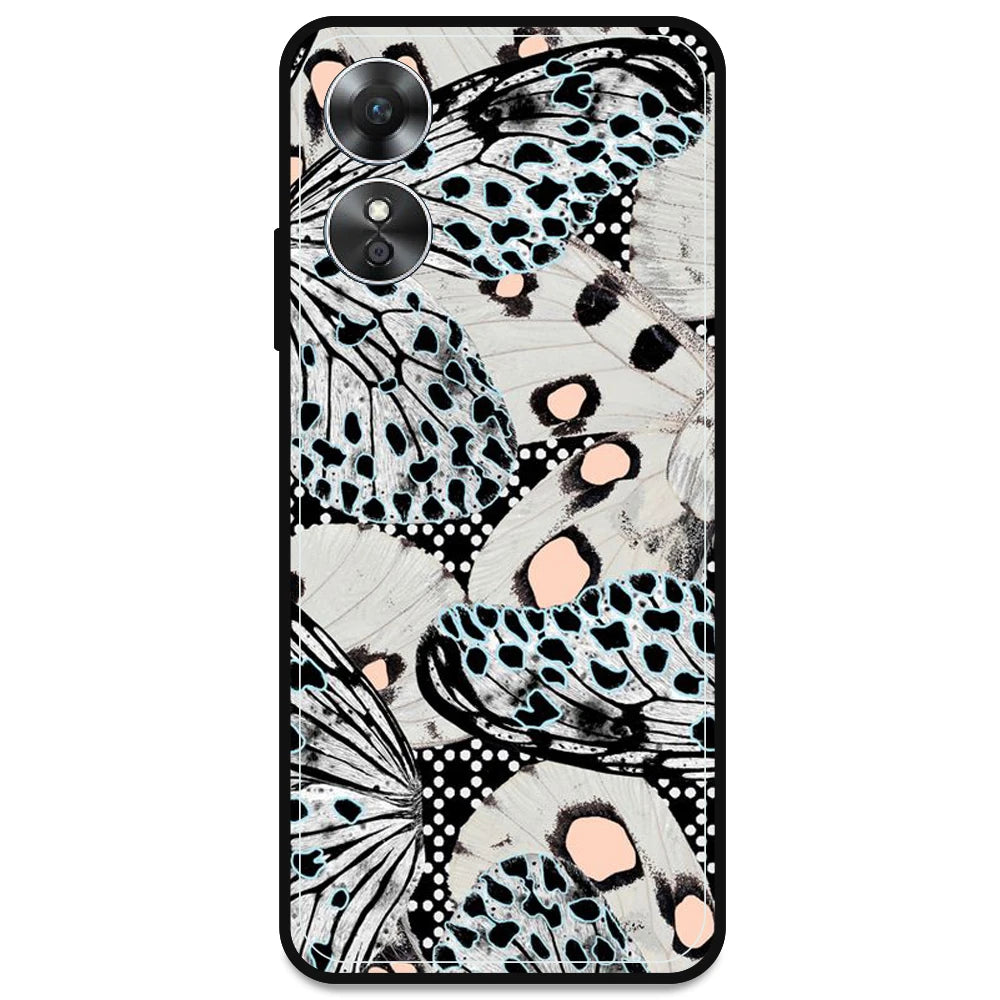 White Butterflies - Armor Case For Oppo Models Oppo A17