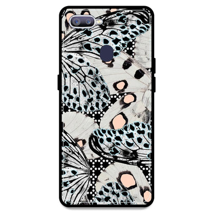 White Butterflies - Armor Case For Oppo Models Oppo F9 Pro