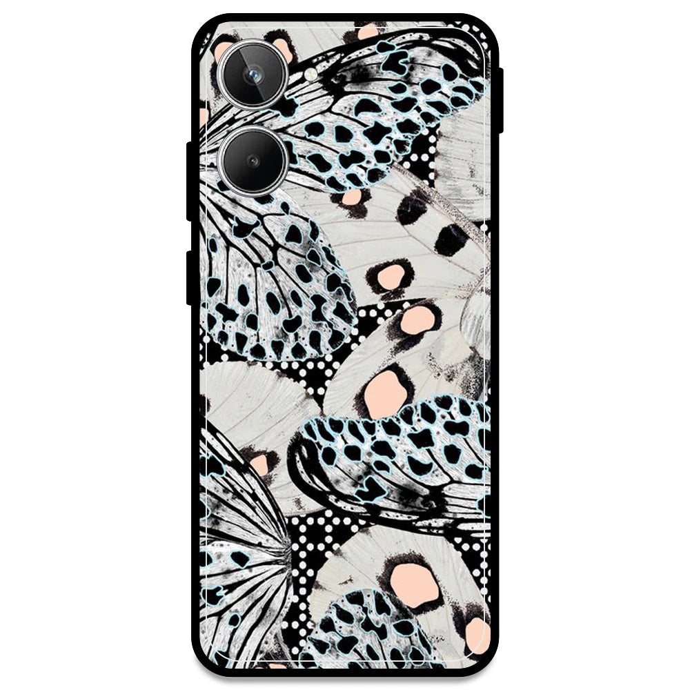 White Butterflies - Armor Case For Realme Models Realme 10 4G