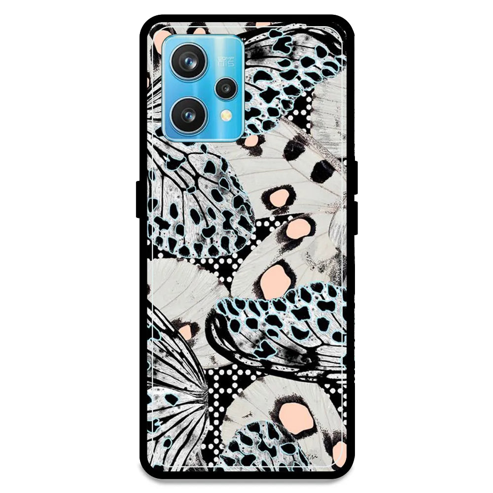 White Butterflies - Armor Case For Realme Models Realme 9 Pro Plus