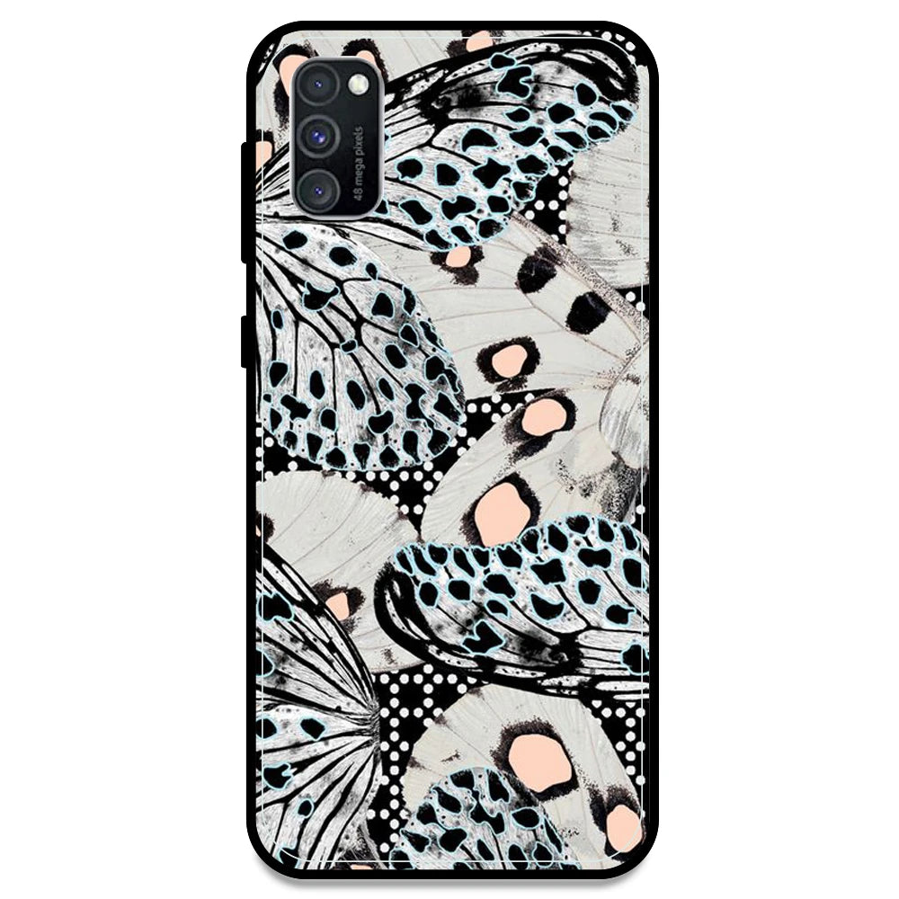 White Butterflies - Armor Case For Samsung Models Samsung M30s