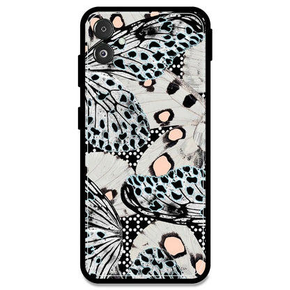 White Butterflies - Armor Case For Samsung Models Samsung F14 5G