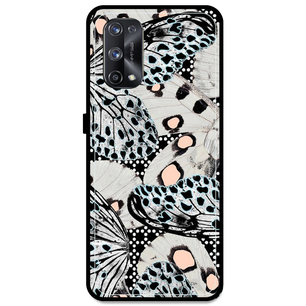 White Butterflies - Armor Case For Realme Models Realme X7 Pro