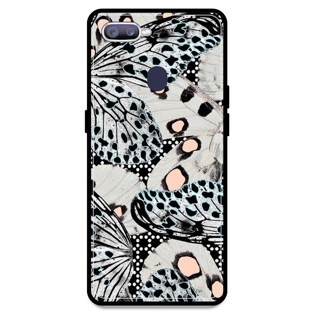 White Butterflies - Armor Case For Oppo Models Oppo F9