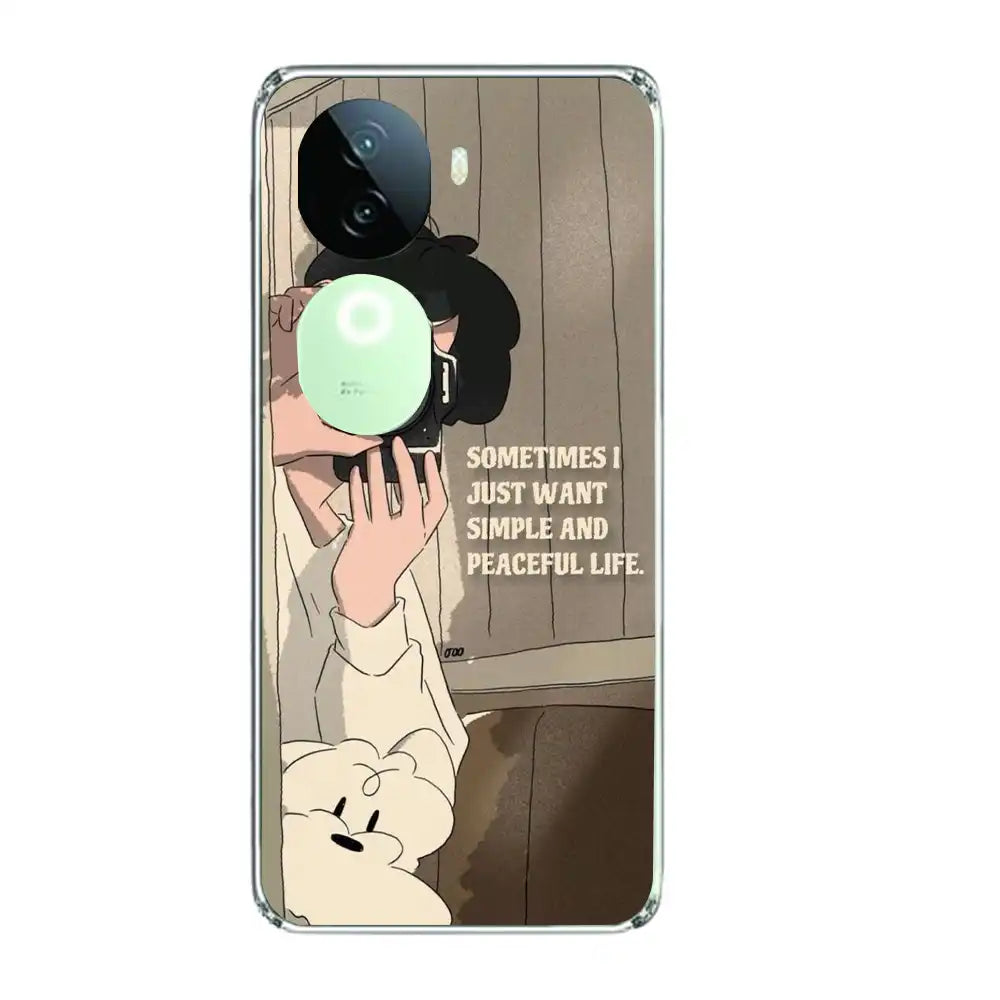 Photographer - Printed Silicone Case For IQOO Infographic