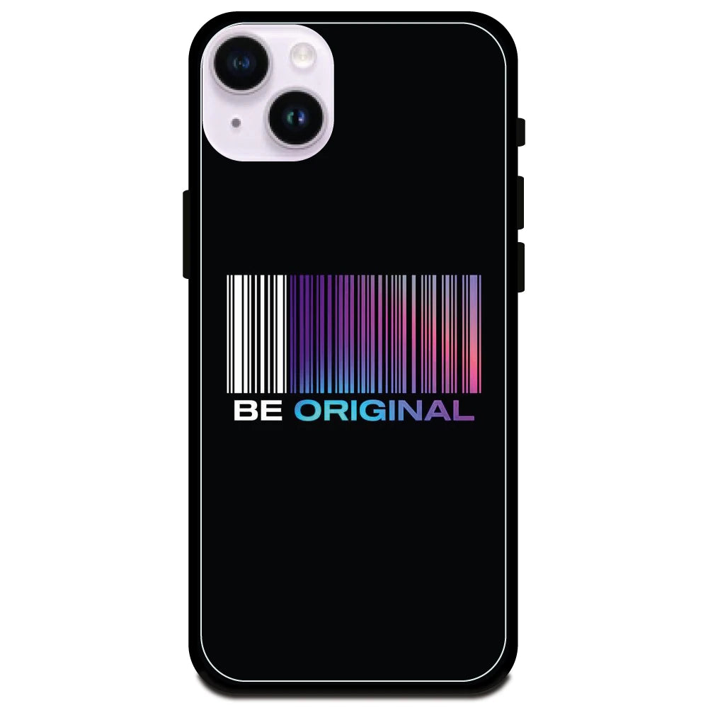 Be Original - Glossy Metal Silicone Case For Apple iPhone Models- Apple iPhone 15 Plus