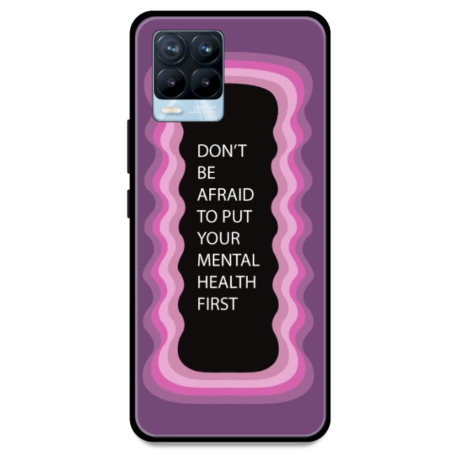 'Don't be Afraid To Put Your Mental Health First' - Pink Armor Case For Realme Models Realme 8 Pro