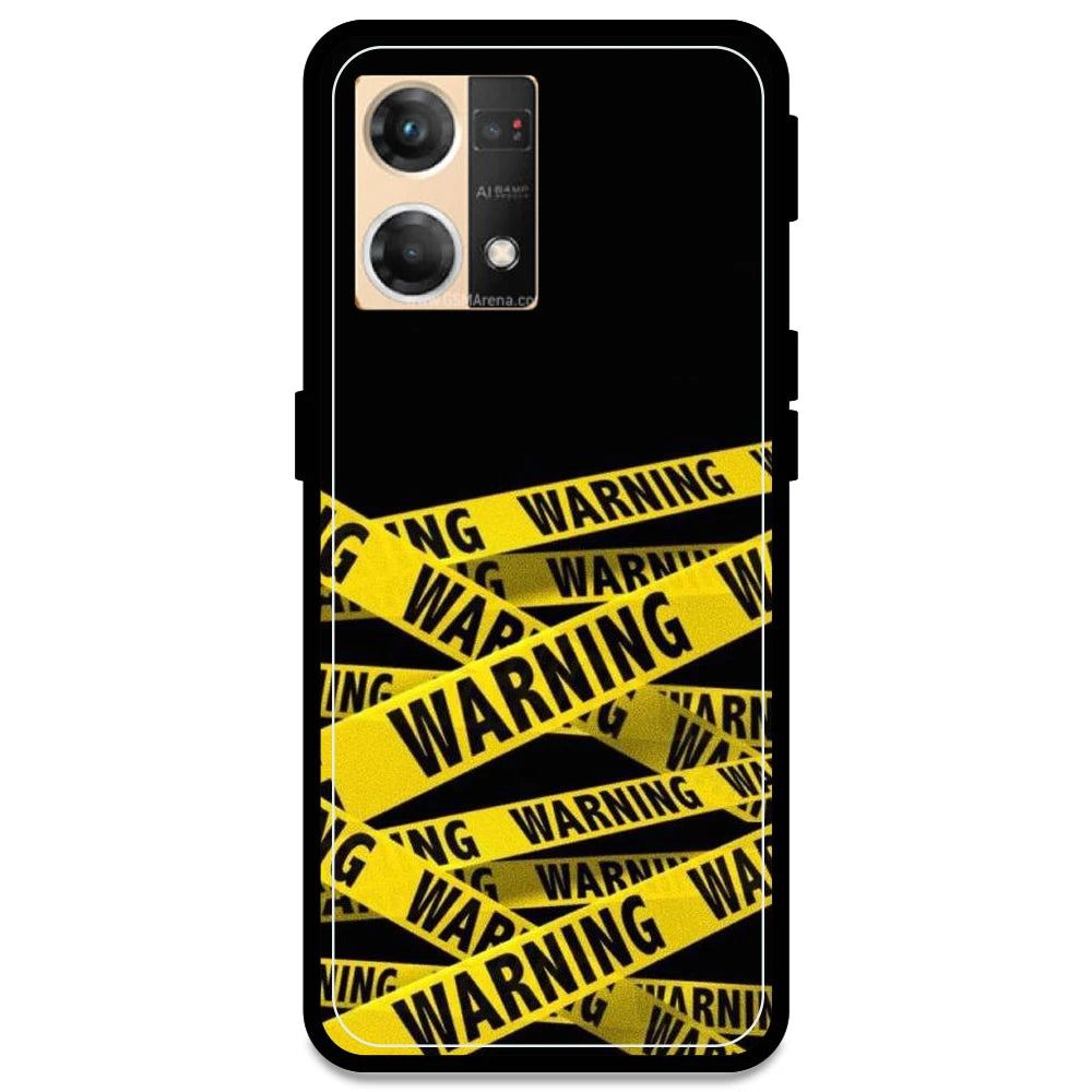 Warning - Armor Case For Oppo Models Oppo F21 Pro 4G