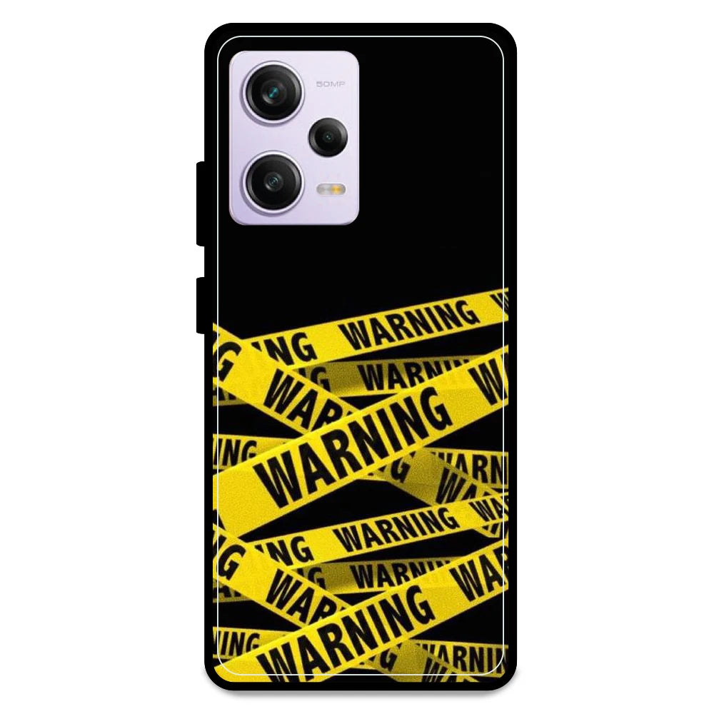 Warning - Armor Case For Redmi Models Redmi Note 12 Pro