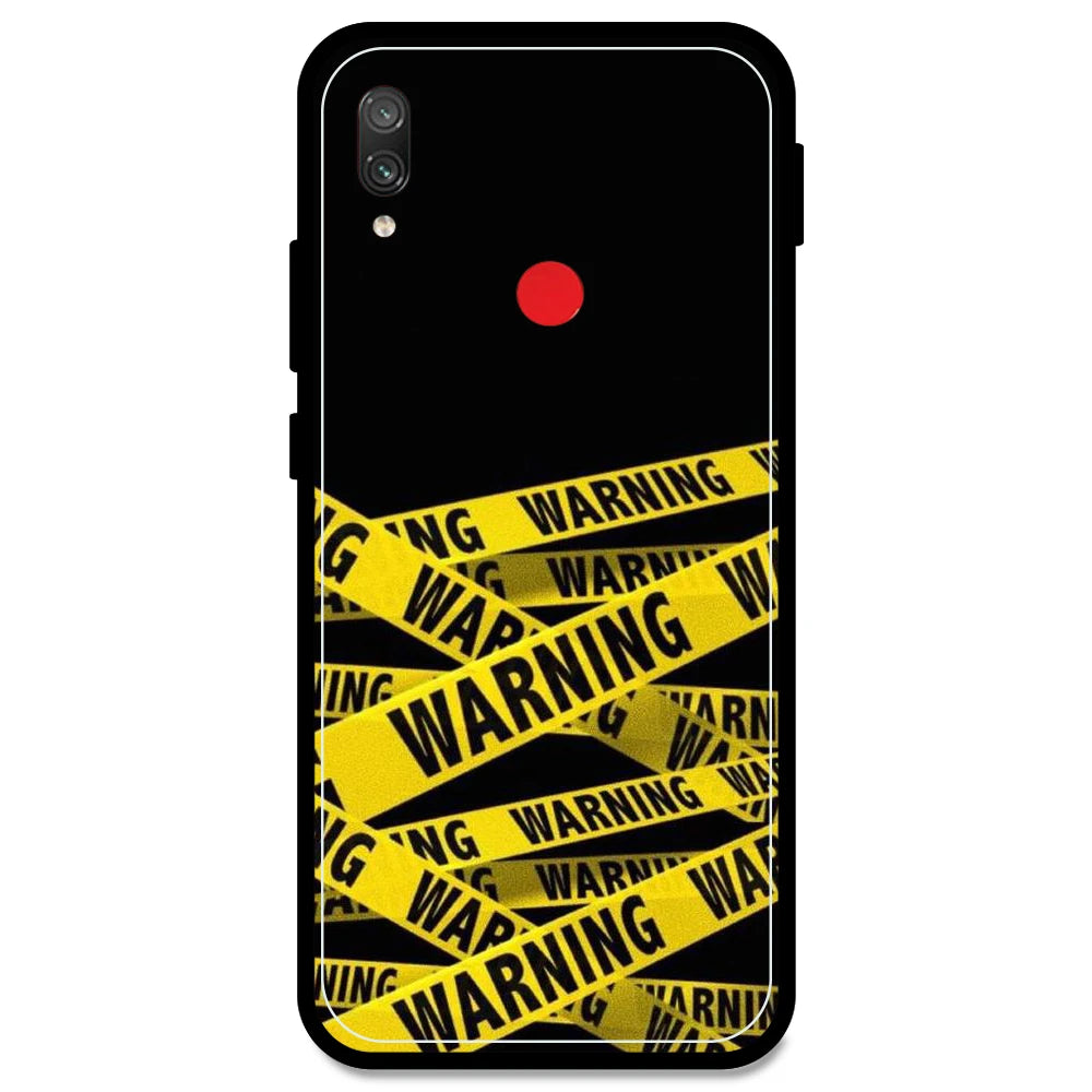 Warning - Armor Case For Redmi Models Redmi Note 7 Pro