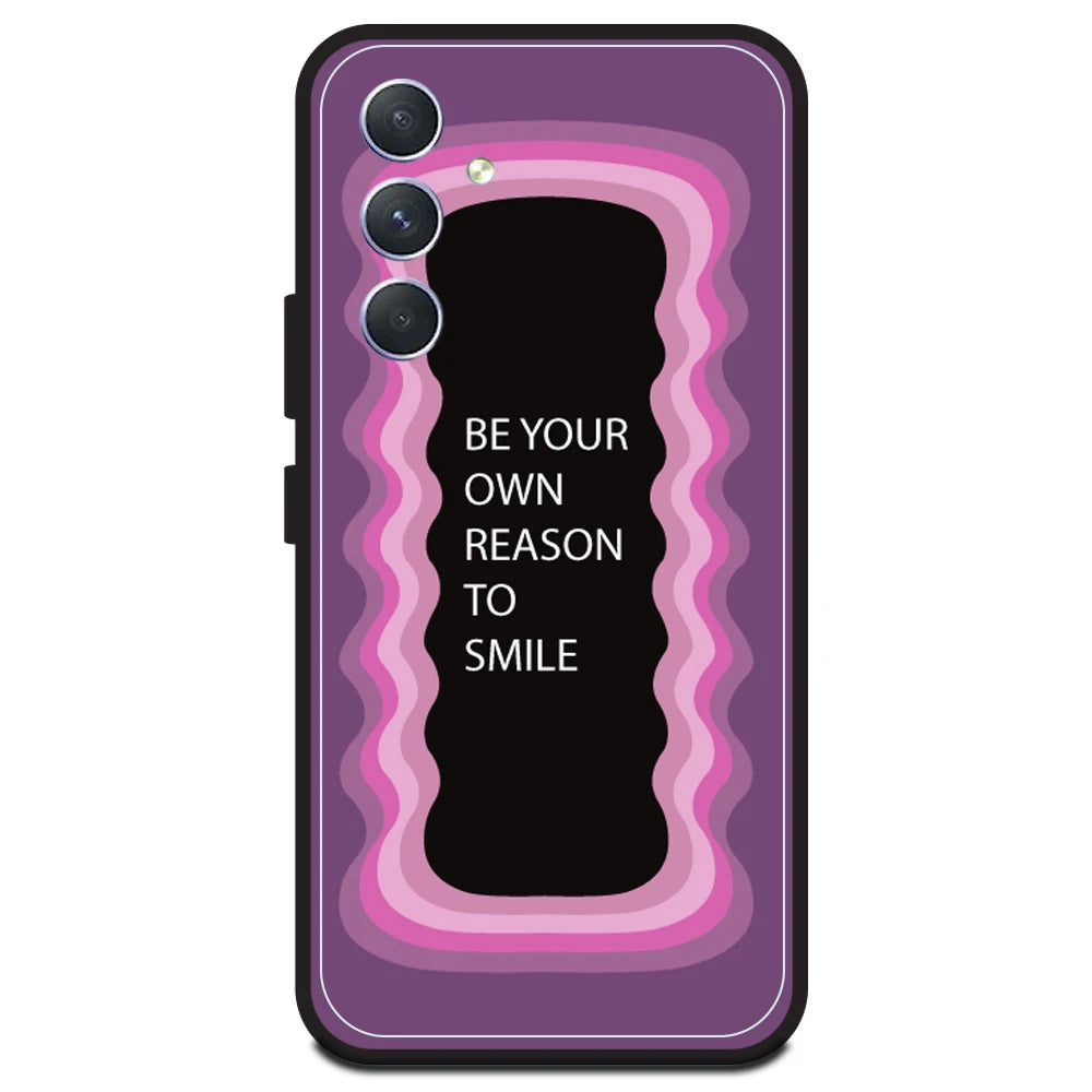 'Be Your Own Reason To Smile' - Pink Armor Case For Samsung Models Samsung A54 5G