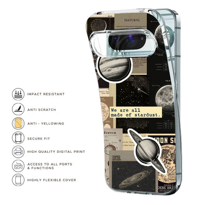 Planets - Printed Silicone Case For Google Pixel Infographic