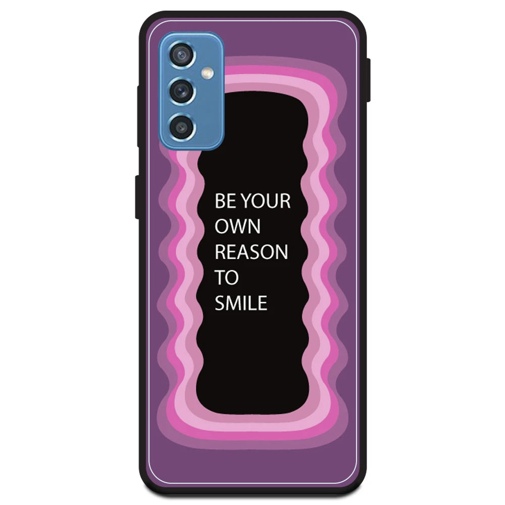 'Be Your Own Reason To Smile' - Pink Armor Case For Samsung Models Samsung Galaxy M52