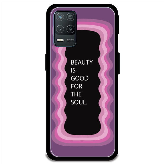 'Beauty Is Good For The Soul' - Pink Armor Case For Realme Models Realme 8 5G