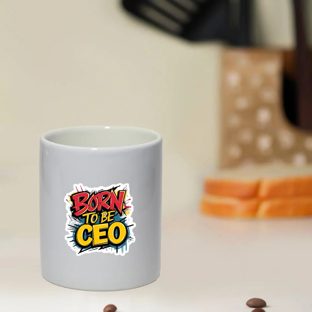 Born To Be CEO - Mug Infographic