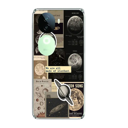 Planets - Printed Silicone Case For IQOO Infographic