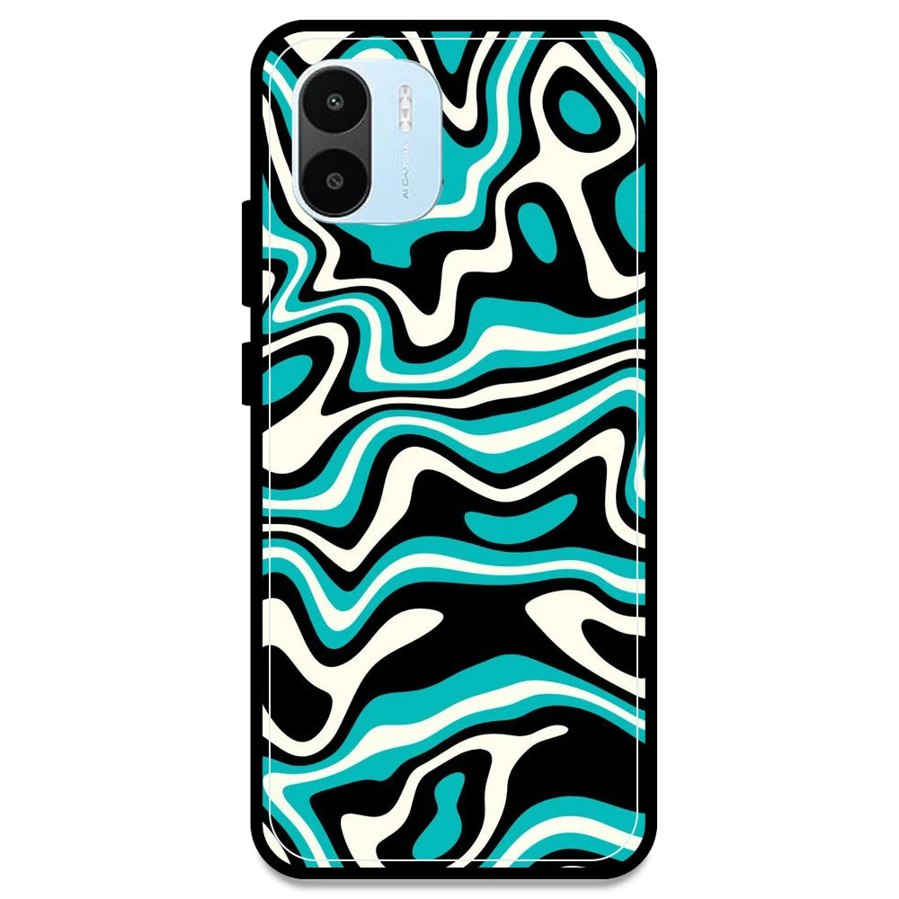 Blue & Black Waves - Armor Case For Redmi Models Redmi Note A1