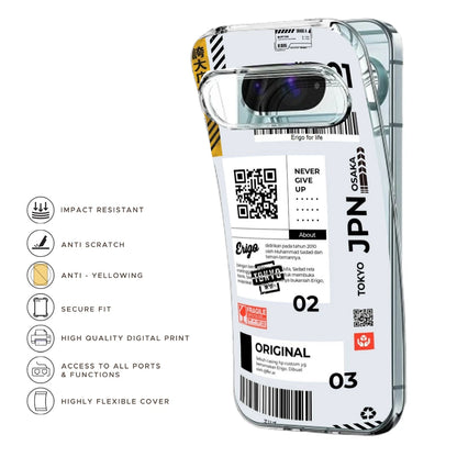 Barcode Labels - Printed Silicone Case For Google Pixel Infographic