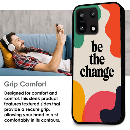 Be the Change - Glossy Metal Silicone Cases for OnePlus Models