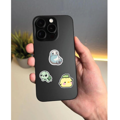 Cute Animal Stickers Pack – 42+ Kawaii Cartoon Stickers Infographic